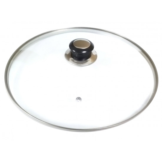 GLASS LID WITH KNOB 38 CM