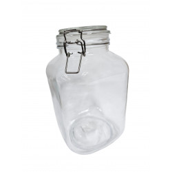 JAR SQUARE WITH LOCKING LID SIZE 3 LITRE