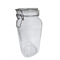 JAR SQUARE WITH LOCKING LID SIZE 2 LITRE