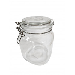 JAR SQUARE WITH LOCKING LID SIZE 1 LITRE