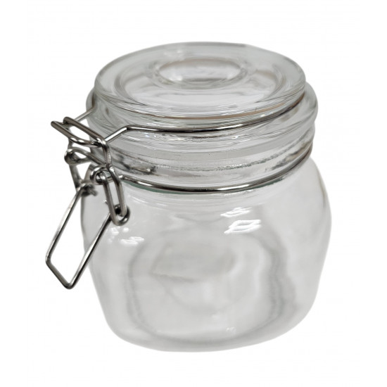 JAR SQUARE WITH LOCKING LID SIZE 800 ML