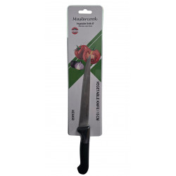 VEGITABLE KNIVE 15 CM BLACK PLASTIC HANDLE