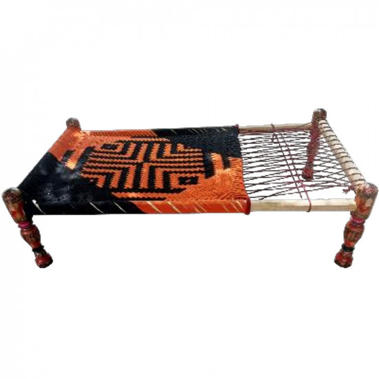 CHARPAI WOODEN BED  LARGE HEAVY TYPE 