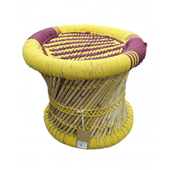 MOORAH CANE STOOL HAND MADE 16 INCH