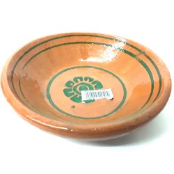 MITTI POLISHED FLOWER PRINT BOWL 8 INCH