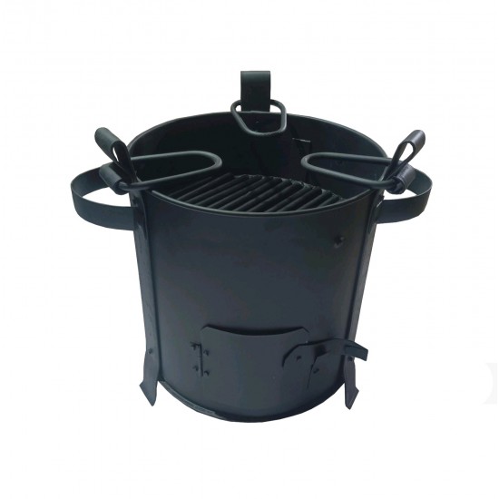 BLACK IRON ANGETHI 24 CM DIA H 28 CM