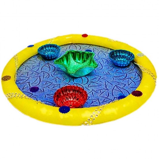 14" MEHNDI TRAY