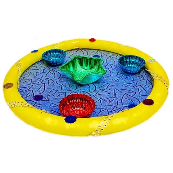 16" MEHNDI TRAY
