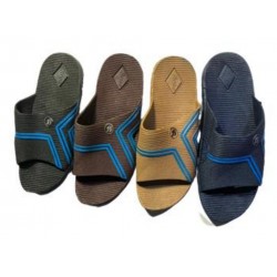 SLIPPERS MENS ASSORTED SOFT RUBBER TYPE MIX SIZES FROM 8-9-10-11-12