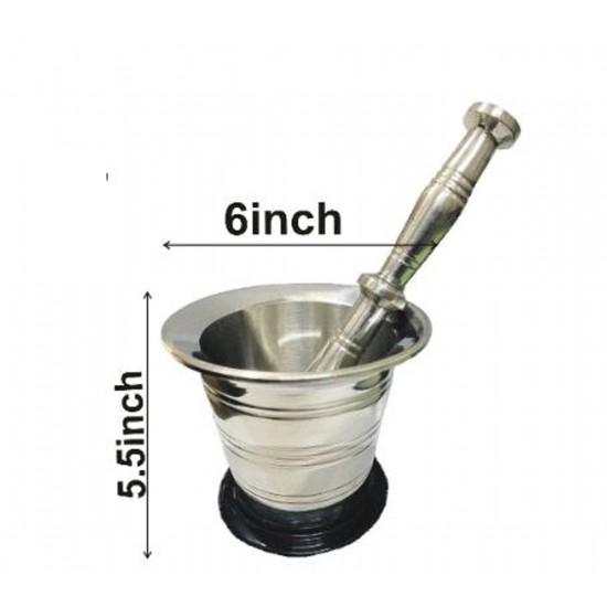 STAINLESS STEEL KHALBATTA  SIZE NO 8  5.5 INCH