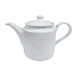 TEAPOT WHITE PORCELAIN 1000 ML