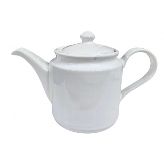 TEAPOT WHITE PORCELAIN 1000 ML