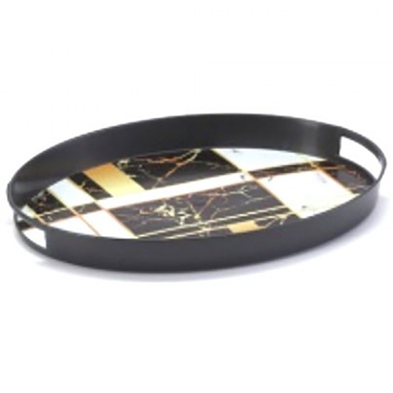 SMALL PATTERNED TRAY OVAL SMALL PATTERNED TRAY OVAL