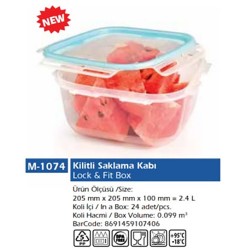 LOCK AND FIT SQ 2.4L (20.5X20.5X10CM)