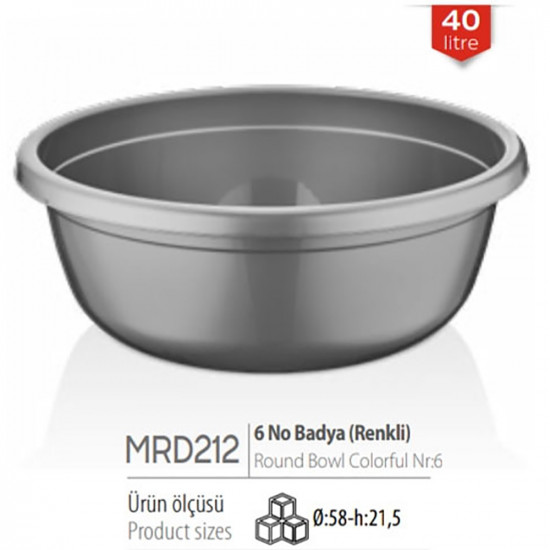 BOWL COLOURED 40 LITRE