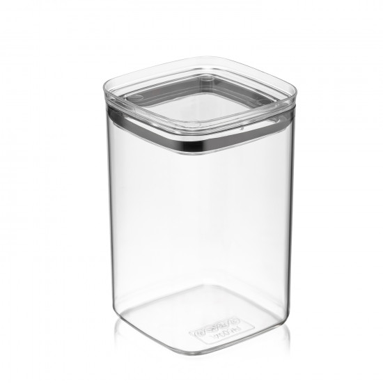 AIRTIGHT SOFTCHEF STORAGE BOX ACRYLIC SQUARE SIZE 1400 ML