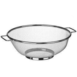 LIGHT STAINLESS STEEL MESH COLANDER 21 CM
