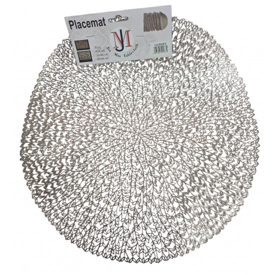 PLACE MAT ROUND 38 CM PLASTIC