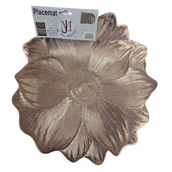 PLACE MAT FLOWER SHAPE 38 CM 