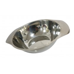 FOOD SERVING BOWLS STAINLESS STEEL 18 CM X6 CM
