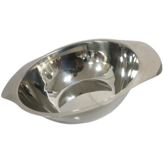 FOOD SERVING BOWLS STAINLESS STEEL 18 CM X6 CM