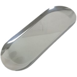OBLONG TRAY SMALL STAINLESS STEEL 22CM X 9 CM