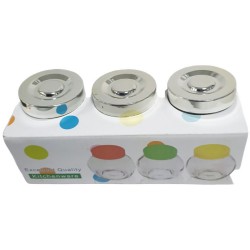 JUGGLER JAR SET 3PCS GLASS