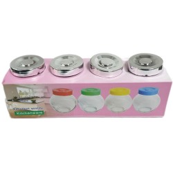 JUGGLER JAR SET 4 PCS GLASS