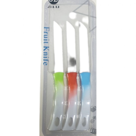 FRUIT KNIVES 3 PCS ON CARD