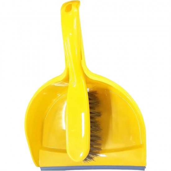 DUSTPAN & BRUSH SET ASSORTED COLS DUSTPAN & BRUSH SET ASSORTED COLS