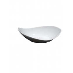 OVAL PORCELAIN BOWL WHITE SIZE 8 INCH