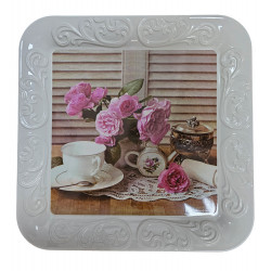 TRAY MELAMINE SQUARE SIZE 35 CM 