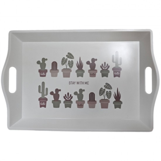 TRAY MELAMINE OBLONG ASSORTED PRINTS SIZE47 X 32 CM TRAY MELAMINE OBLONG ASSORTED PRINTS SIZE47 X 32 CM