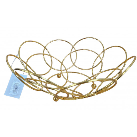 GOLD FRUIT BASKET