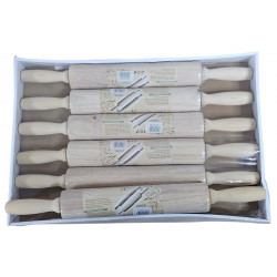 WOODEN ROLLING PIN 43 CM X 5 CM