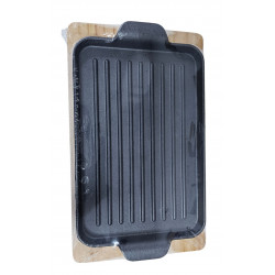 SIZZLER OBLONG TYPE WITH BASE SIZE 32 X 21 CM