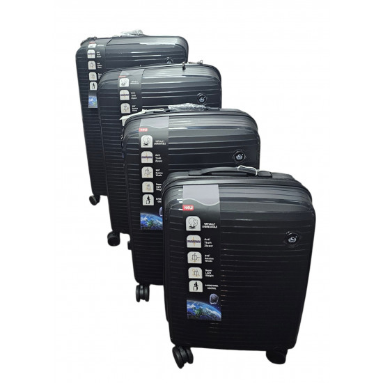 SUITCASE SET 4 PCS HARD PP SIZE 20-24-28-32