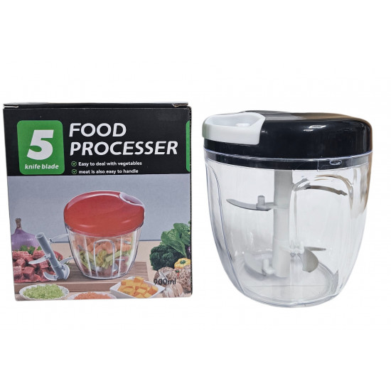 PULL CORD CHOPPER LARGE SIZE 900 ML WITH 5 BLADES 