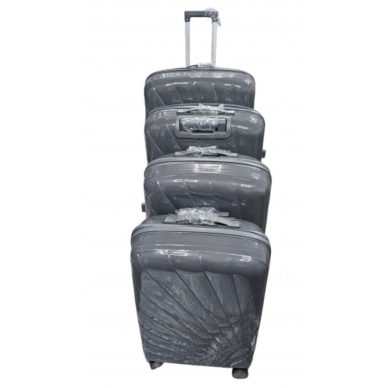 LUGGAGE SET 4 PCS PP UNBREAKABLE TYPE SIZE 20 /24/28/32 INCH ASSORTED COLOURS