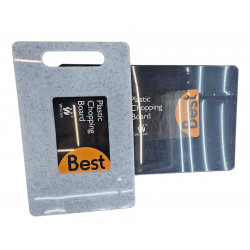 CHOPING BOARDS SILVER / BLACK ASSORTED  SIZE 37 X 23 CM