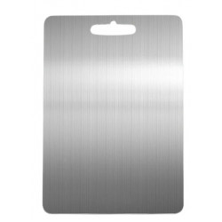 CHOPPING BOARD STAINLESS STEEL SIZE 28 CM X 39 CM