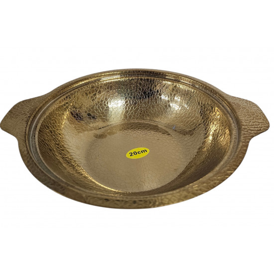 GOLD HEAVY DUTY SERVING BOWL 20 CM WITH HANDLE TYPE 