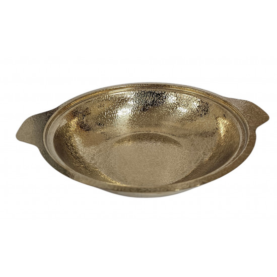 GOLD HEAVY DUTY SERVING BOWL 22 CM WITH HANDLE TYPE 