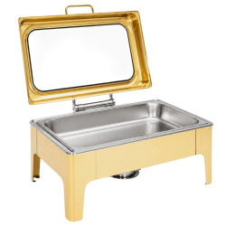 CHAFING DISH GOLD  9 LITRE OBLONG 