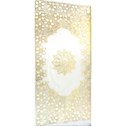 GOLD/SILVER TABLE MAT 40X84