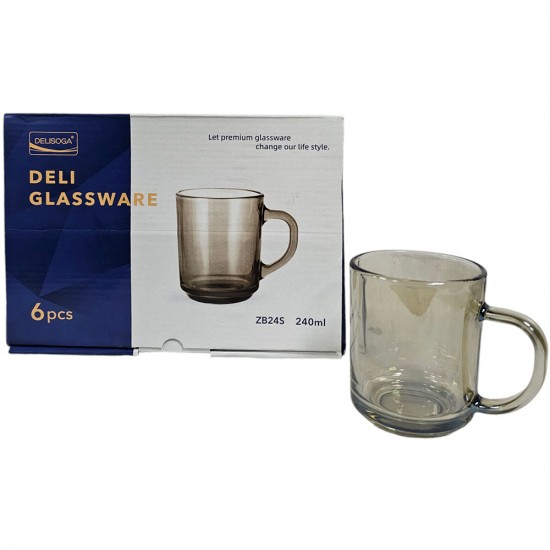SMOKE MUGS DELI SOGA PACK OF 6 PCS IN GIFT BOX HIGH QUALITY