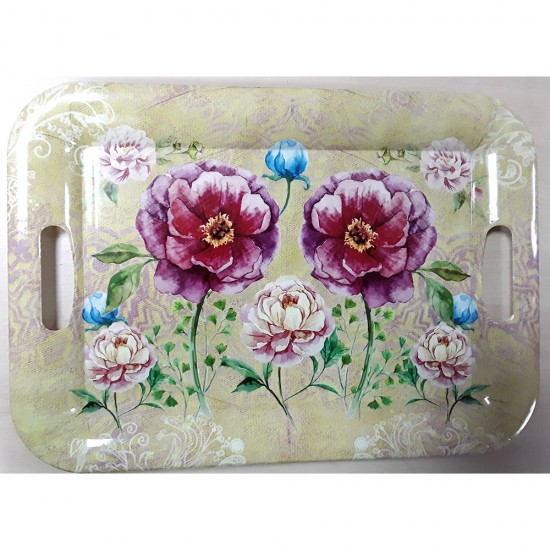 FLORAL PLASTIC TRAY 46 X 32 CM FLORAL PLASTIC TRAY 46 X 32 CM