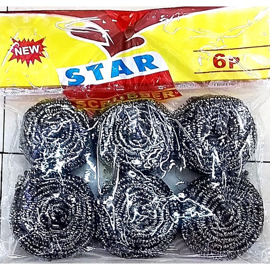 METAL SCRUBBERS 6PCS SET METAL SCRUBBERS 6PCS SET
