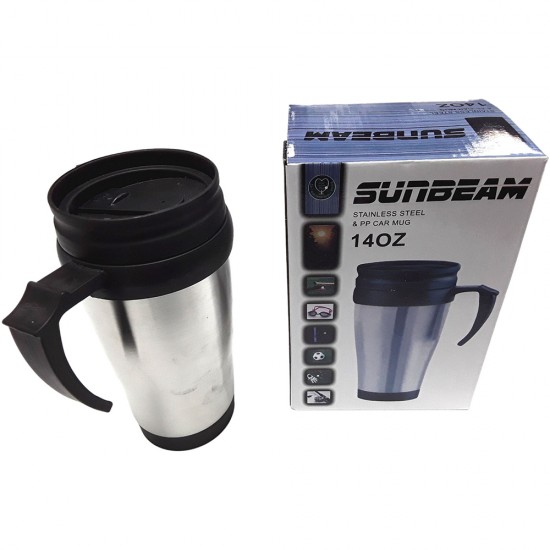 STEEL TRAVEL MUG 380 ML STEEL TRAVEL MUG 380 ML