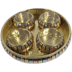 BRASS ROUND SHAPE PAN DAN